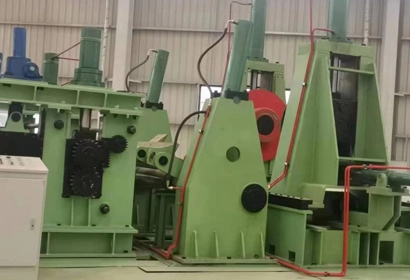 The spiral welded pipe mill was successfully installed and debugged at the customer's factory