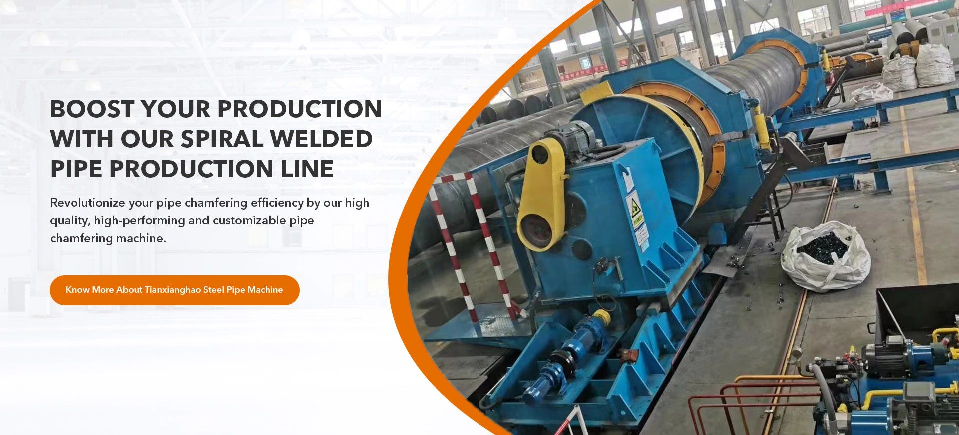 Boost Your Production with Our Spiral Welded Pipe Production Line