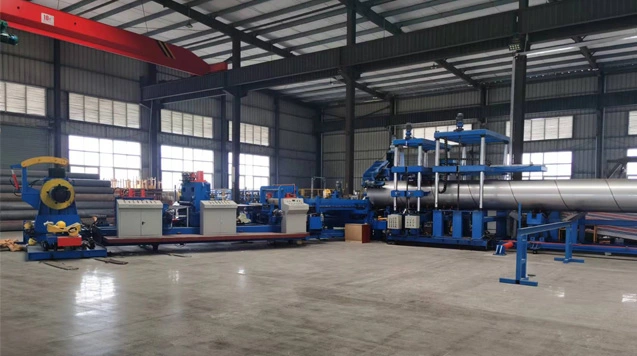 Stainless Steel Spiral Welded Pipe Production Line